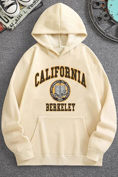 uyguntarz Unisex φούτερ με στάμπα California