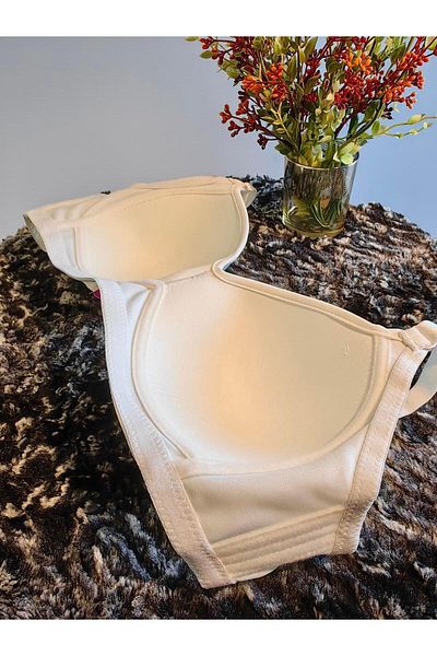 F.K Ecru Colored 627 Non-supported Wire Free Bra