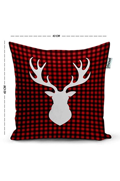 Sakallı 3D Digital Printed Decorative Throw Pillow Cover