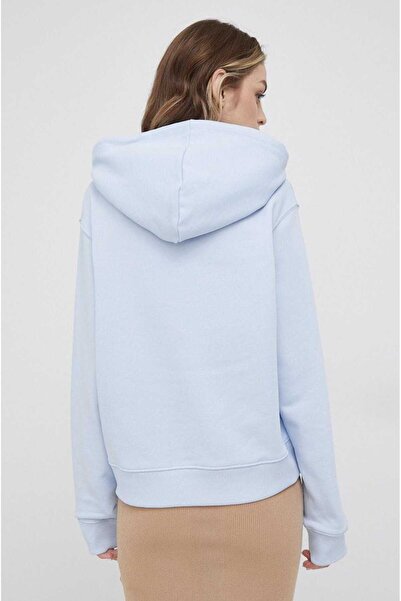 Tommy Hilfiger REGULAR RAHAT KESİM METALİK LOGI KAPŞONLU SWEATSHİRT