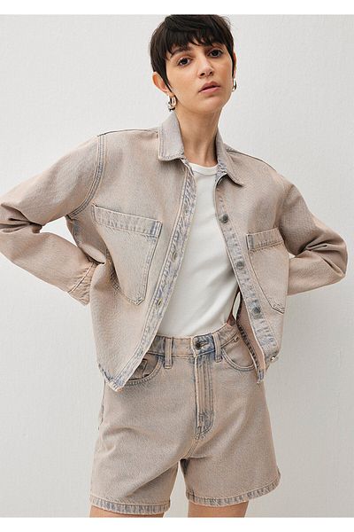 Mavi Cămașă Paola Blue Premium Jeans - Roz Spălat, Crop Cut1210779-87106