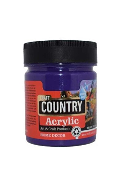 Country Akrilik Boya Mor 120 Cc
