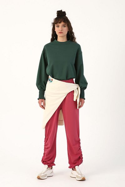 ALLDAY Λεπτομερές φούτερ με κορδόνι Cherry Cuff