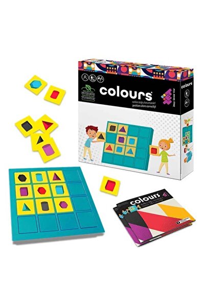 Zetzeka Colours (RENKLERLE SUDOKU) Zeka ve Akıl Oyunu 4 Yaş 1 Oyuncu