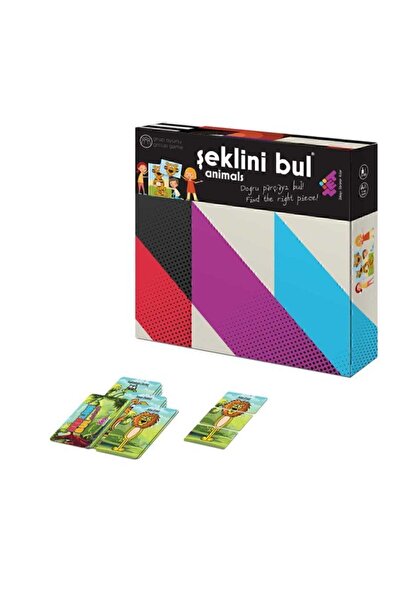 ZEKÜP 3 سنوات من العمر 1 لاعب - ابحث عن لعبة الذكاء الخاصة بك (أنيمالز).