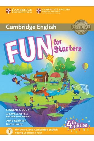 Cambridge University Press Starters Book - Home Fun Booklet with Interactive Online Activitier and Audio Function