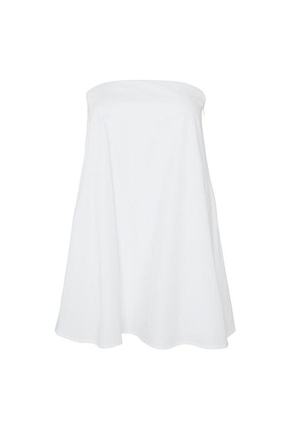 Beauty Omelette Poplin Strapless Blouse