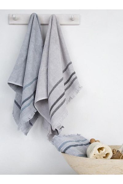 İrya Prosop de baie Integra 100% Bumbac Albastru 90x150