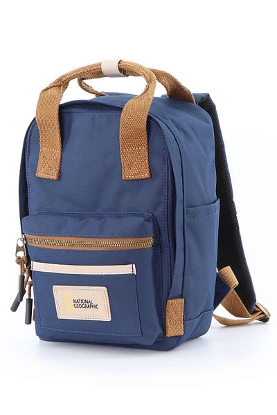 NATIONAL GEOGRAPHIC LEGEND Small Backpack Navy, Durable WaterResistant Padded Laptop Casual Daypack