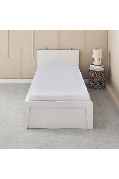 Home Box Bristol Polycotton Single Fitted Sheet - 90x200+25 cm
