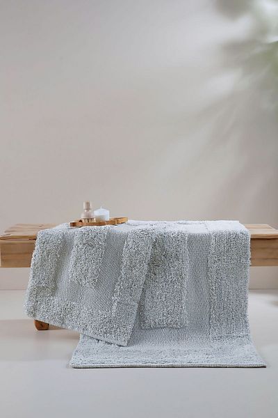 İrya Vivian 2 Pack Μπλε Χαλάκι Μπάνιου - 100% Βαμβάκι, 40x60+60x90