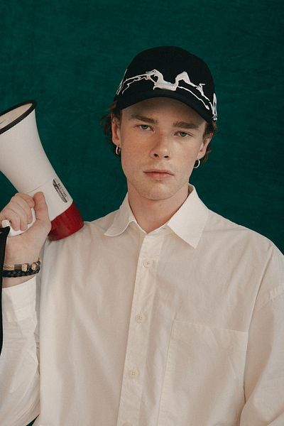 Nordbron Black Thin Embroidered Unisex Cap Hat - Adjustable Buckle and Sweat-Proof 100% Cotton