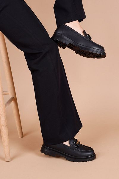 Getcho Pantofi de damă Orkus Black Loafer