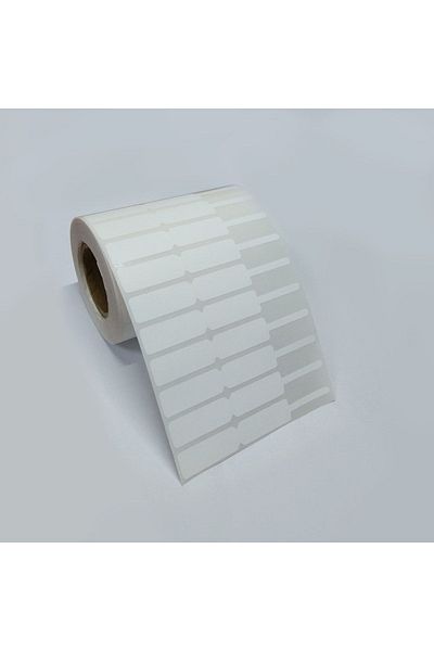 KARTALLAR ETİKET 1250 bucăți etichete cu coduri de bare pentru bijuterii - 72 mm x 10 mm PP opac, 1 rolă