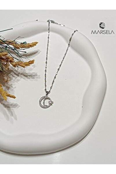 Lujo أتاتورك الصلب قلادة نجمة القمر