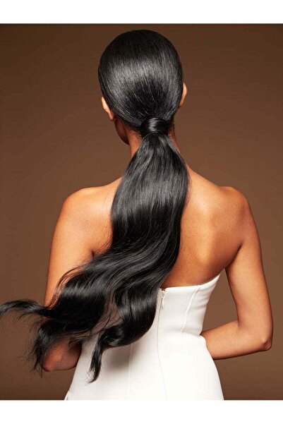 AKOLİFE Tak Ve Çık Siyah Bağlamalı At Kuyruğu Saç