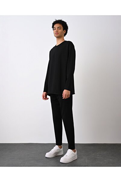 İLKCET MODA Ανδρικό άνετο παντελόνι Lycra Regular