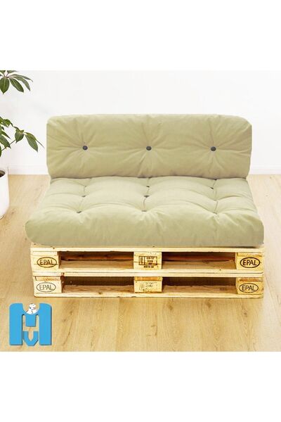 Mavi Vitrin Iç Mekan Soft Balkon Teras Bahçe Yer Palet Minderi 70x50 Cm