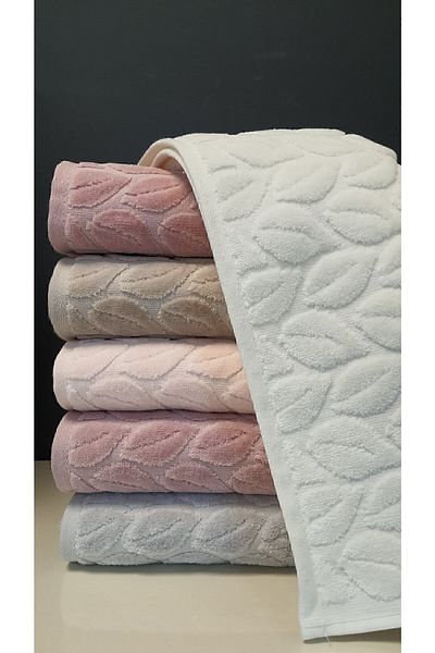 Nurpak Σετ Πετσέτες Χεριών Hazal 6 τεμαχίων 50x90cm 100% βαμβάκι