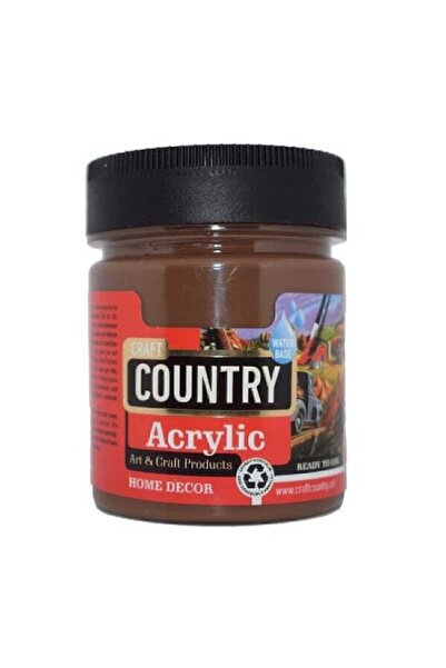 Country Akrilik Boya Koyu Kahve 120 Cc