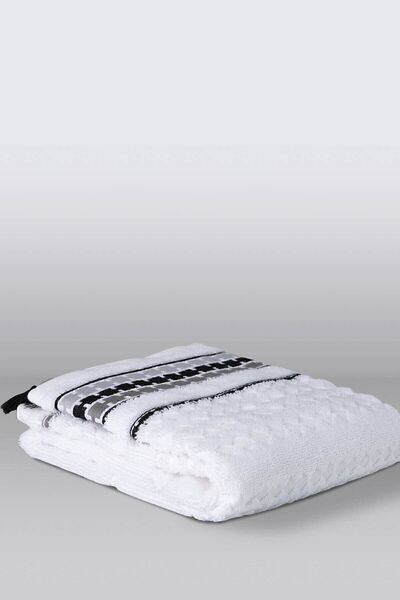 İrya Gray Coplin Jacquard Towel 50x90