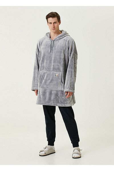 İrya Es Parla Lexi Poncho Σκούρο Γκρι Oversize