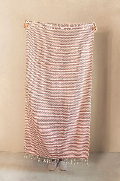 İrya Nil 100% Cotton Peshtemal Coral 90x170