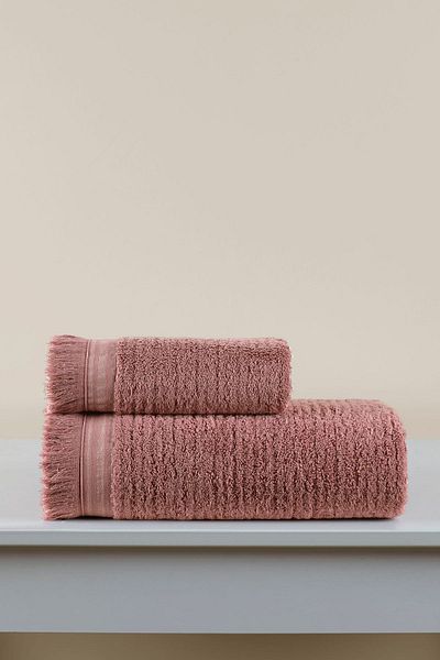 İrya Bliss Premium 100% Cotton 2-Piece Towel Set - Cappuccino 50x90 / 70x140