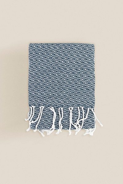 İrya Ilgın 100% bumbac Peshtemal Blue 90x170