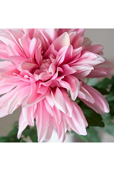 Home Box Floret 3 Leaves Dahlia Flower Spray - 65 cm