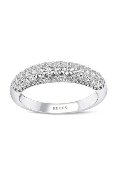 Keops Pırlanta 0.76 Karat Pırlanta Yarımtur Yüzük