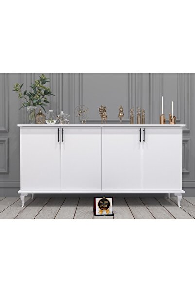 KONAK EV EŞYALARI Celta Konsol,TV Ünitesi,Dekoratif Dolap,Vitrin,%100 MDF,Kol...