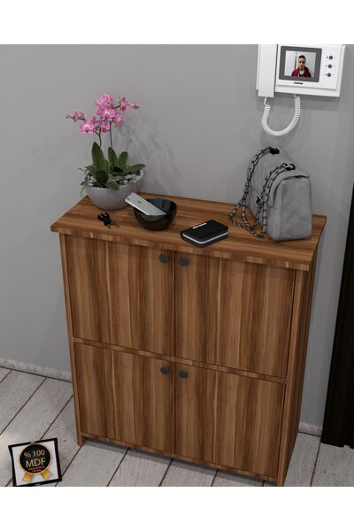 KONAK EV EŞYALARI Torre Ayakkabılık,%100 MDF,Kolay Kurulum,ÇokAmaçlı Dolap