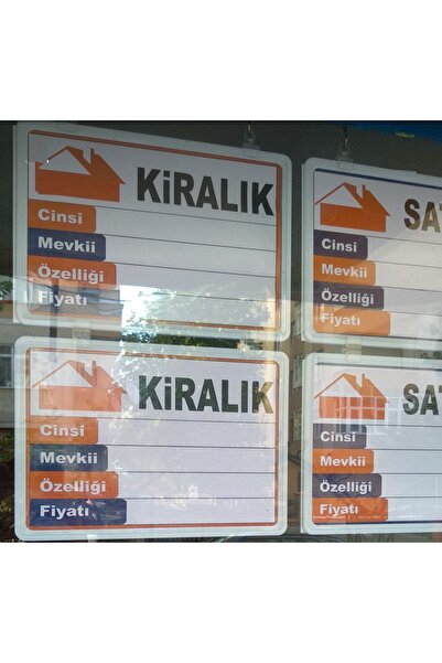 ETİKETLİK FİYATLIK 12 Pieces White Real Estate Frame Stands