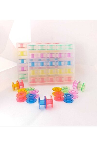 Unkapanı Plastik Masura Ev Tipi Masura Renkli 25li Paket