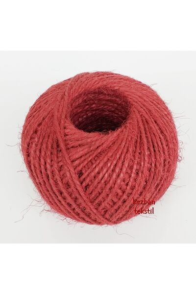 TıkTık AL Renkli Jüt Ipi Çuval Ipi Hasır Ip Kiremit 100 gr