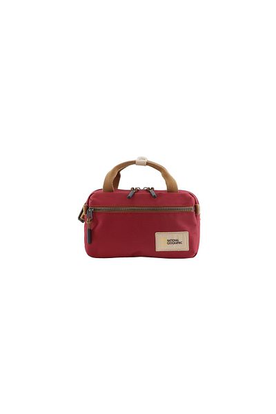 NATIONAL GEOGRAPHIC LEGEND Crossover Bag Red,WaterResistant Outdoor  Maroon Shoulder Bag