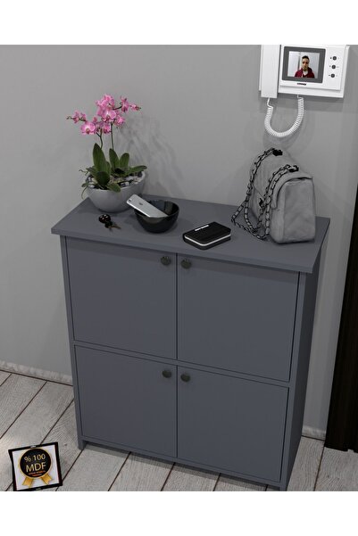 KONAK EV EŞYALARI Torre Ayakkabılık,%100 MDF,Kolay Kurulum,ÇokAmaçlı Dolap