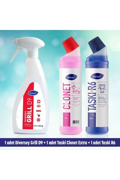 Diversey 1 Adet Diverset Grill 1 Adet Taski R6 1 Adet Taski Clonet Extra