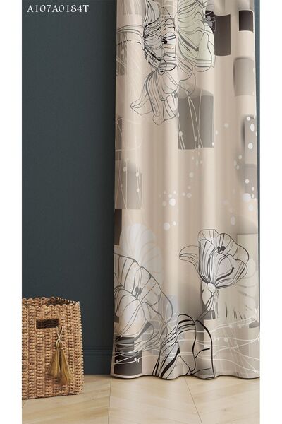 A2ZTR Dijital Baskılı Fon Perde ( Tek Kanat )