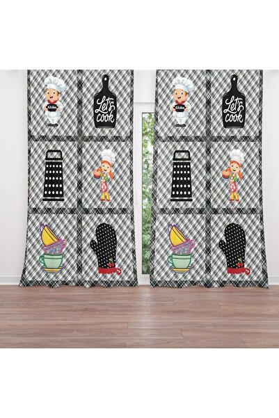 A2ZTR Dijital Baskılı Fon Perde (İKİ KANAT)