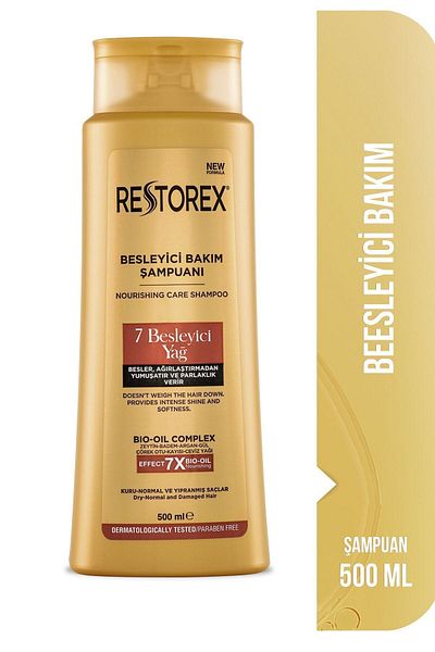 Restorex 500 ml pečující šampon - 7 výživný olej