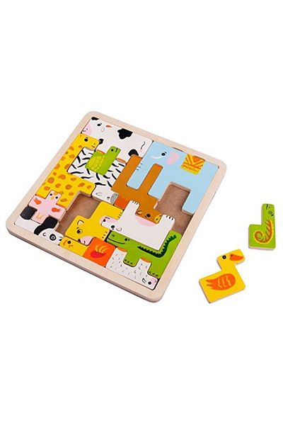 kayasan kids Educational Wooden Puzzle Jigsaw Bultak Tetris Children's Game