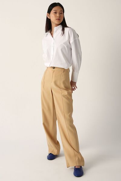 ALLDAY Yellow Grass Comfortable Fit Trousers