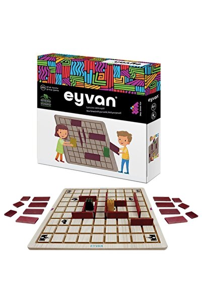 ZEKÜP إيفان (كوريدور) لعبة استراتيجية وذكاء خشبية لعمر 5 سنوات، للاعبين 2