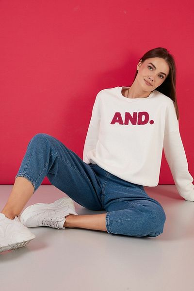 Lela Pulover interior gros din lână cu gât crew - tricotat de iarnă cu croiala normală 5864880