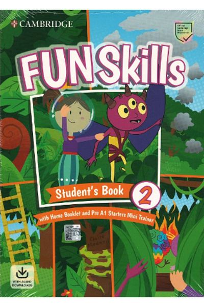 Cambridge University Press Fun Skills Level 2 - Student Booklet and Mini Trainer with Downloadable Audio