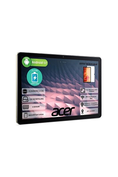 ACER Iconia M10 4gb Ram 128gb Ssd 10.1''wuxga(1920X1200)ıps Yeni Nesil Android Tablet Nt.lfuey.001