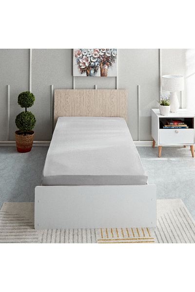 Home Box Bristol Single Polycotton Fitted Sheet - 90x200+25 cm