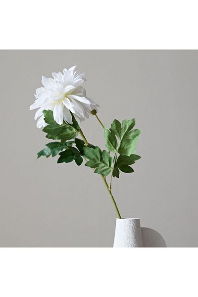 Home Box Floret 3 Leaves Dahlia Flower Spray - 65 cm